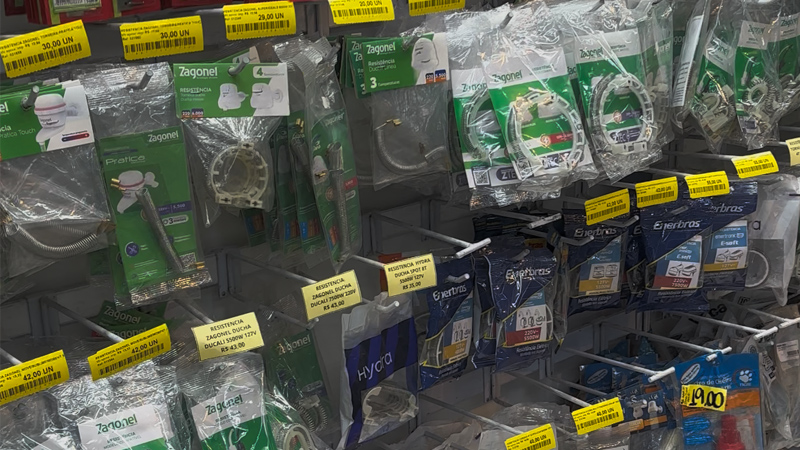 Estoque de Resistências no Guri